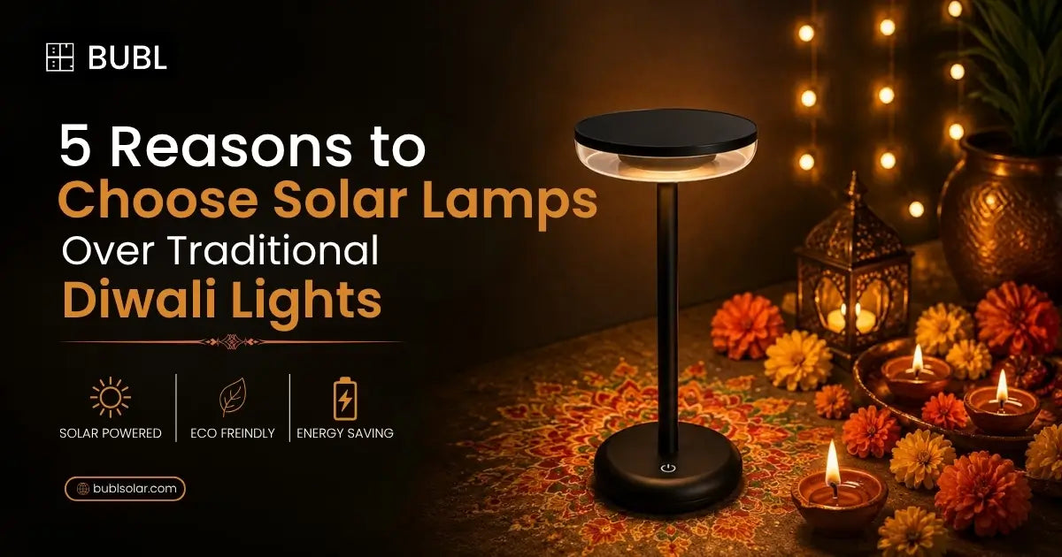 5 Reasons to Choose Solar Lamps Over Traditional Diwali Lights