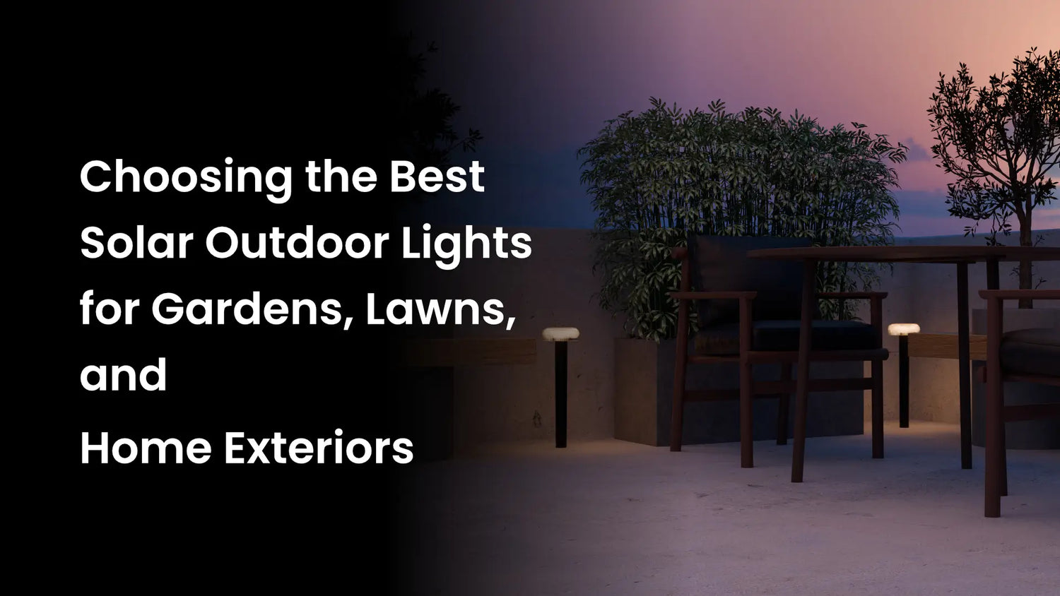 Choosing the Best Solar Outdoor Lights for Gardens, Lawns, and Home Exteriors