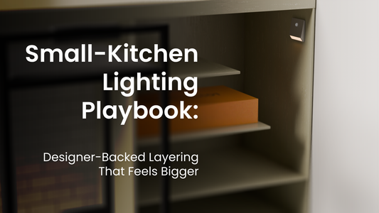 Small-Kitchen Lighting Playbook: Designer-Backed Layering That Feels Bigger