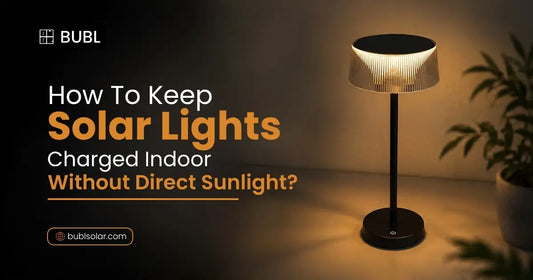 How to Keep Solar Lights Charged Indoors Without Direct Sunlight