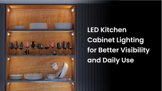 LED Kitchen Cabinet Lighting for Better Visibility and Daily Use