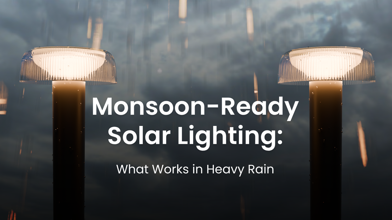Monsoon-Ready Solar Lighting: What Works in Heavy Rain